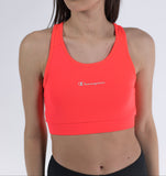 Top Champion BRA naranja flúor y negro talla S - Puber Sports