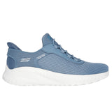 Zapatillas mujer Skechers BOBS SLIP-INS SLT azul | Cómodas y Ligeras
