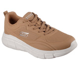 Zapatilla Skechers Bobs B Flex Arctic camel vista lateral interior con suela blanca