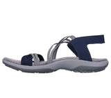 Sandalias mujer Skechers Reggae slim azul marino