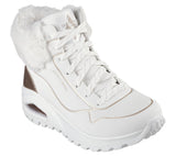 Bota mujer SKECHERS UNO RUGGED 167993 Blanco natural - Puber Sports