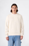 Sudadera Champion 222991 blanca YS084, vista frontal con modelo