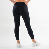 Malla legging running mujer Ginadan Vientre plano 207171 negro - Puber Sports