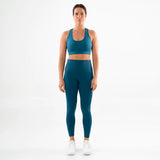 Malla Legging Ginadan Vientre Plano – Azul Ocean - Puber Sports