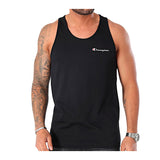 Camiseta Sin Mangas Tirantes Champion Negro – Top Deportivo Transpirable (Unisex) - Puber Sports
