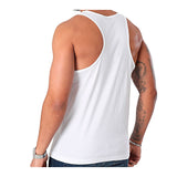 Camiseta Tirantes Sin Mangas Champion Blanco – Top Deportivo Transpirable (Unisex) - Puber Sports