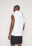 Sudadera chaleco Champion con capucha Blanco - Puber Sports