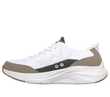 Zapatillas Skechers Contour Foam Slip-Ins blanco vista lateral exterior con mediasuela Contour Foam