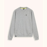 Sudadera Munich 2507942 gris vigoré con pequeño logo bordado, vista frontal