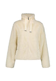 Chaqueta Luhta AASSALO 32261 de mujer en color crudo, vista frontal con cremallera y cuello alto