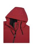 Anorak Icepeak ALDEN W Granate - Detalle tejido impermeable