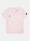 Conjunto Camiseta + Short Niña Champion Rosa – Tejido Transpirable y Estilo Deportivo - Puber Sports