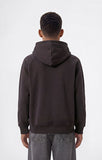 Sudadera Champion junior 307665 negra con capucha, vista trasera