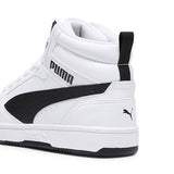 Zapatillas PUMA REBOUND BOTA V6 MID 393831 02 BLANCO - Puber Sports