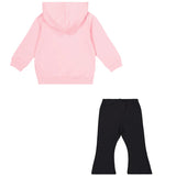 Chandal bebé Champion con capucha 405049 Rosa y blanco - Puber Sports