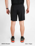 Short Técnico Sphere Richard - Negro Essential (Bolsillos cremallera) - Puber Sports
