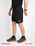 Short Técnico Sphere Richard - Negro Essential (Bolsillos cremallera) - Puber Sports
