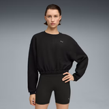 Sudadera mujer Puma CREW negro
