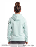 Sudadera Sphere BCN Shanti mujer Agua/Alga, vista trasera