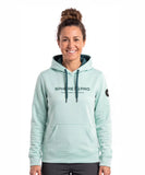 Sudadera Sphere BCN Shanti mujer Agua/Alga, vista frontal
