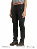 Pantalón Trekking mujer TRK Sphere Bcn Vitoria – (Ébano / Negro) - Puber Sports