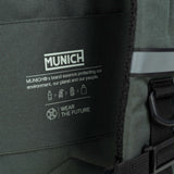 Munich Gate mochila de cabina kaki - interior abierto