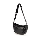 Munich Deep Hobo Negro - Vista lateral con bandolera