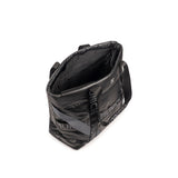 Bolso Munich Glossy Shopper 7113769 negro y gris vista interior