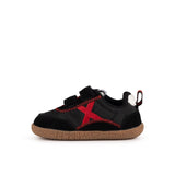 Zapatillas Munich Barefoot Baby KODA Negro - Vista lateral izquierda