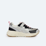 Zapatillas niña Munich velcro Mini track 8890 099 plateada - Puber Sports