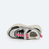 Zapatillas niña Munich velcro Mini track 8890 099 plateada - Puber Sports