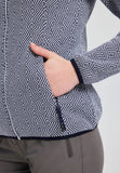 Forro Polar Mujer Icepeak Aulti Marino | Antipilling y Estampado Integral