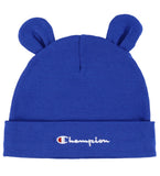 Gorro Bebé Champion Beanie Azul y Blanco – Suave, Cálido y Seguro - Puber Sports