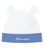 Gorro Bebé Champion Beanie Azul y Blanco – Suave, Cálido y Seguro - Puber Sports