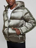 ANORACK GUESS BYRNIE PADDED JACKET verde kaki - Puber Sports