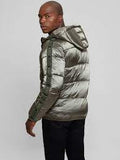 ANORACK GUESS BYRNIE PADDED JACKET verde kaki - Puber Sports
