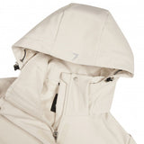 Chaqueta Softshell Mujer Luhta Iloniemi Beige | Tallas Especiales Ancho - Puber Sports