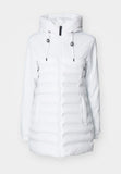 Anorak Softshell Mujer Icepeak Albee Blanco | Híbrido AWS Active Repelente Agua - Puber Sports