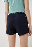 Short Deportivo Mujer Icepeak Brea Azul Marino | Elástico 4D Repelente Agua - Puber Sports