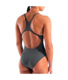 Bañador mujer ARENA TEAM SWIMSUIT SWIM 4760 504 Gris plomo - Puber Sports