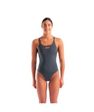Bañador mujer ARENA TEAM SWIMSUIT SWIM 4760 504 Gris plomo - Puber Sports
