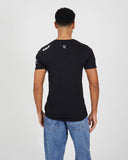 Camiseta Brave Soul Calavera con Pipa Negro – 100% Algodón - Puber Sports
