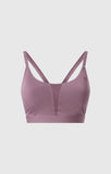 Sujetador Deportivo Champion Mujer Malva – Top BRA Nylon Relleno Extraíble Soporte Medio