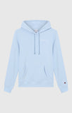 Sudadera mujer Champion capucha y logo pequeño 118404 Bs224 Azul - Puber Sports