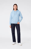 Sudadera mujer Champion capucha y logo pequeño 118404 Bs224 Azul - Puber Sports