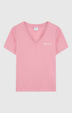 Camiseta mujer Champion cuello V 118409 Ps223 Rosa - Puber Sports