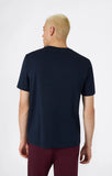Camiseta Champion basica algodon premium logo pequeño bordado 220278 Marino - Puber Sports