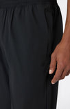 Pantalón Hombre Champion Tactel Negro – Tejido Técnico Secado Rápido Goma Inferior