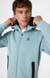 Sudadera hombre Champion abierta interlock capucha 222373 BS221 Azul claro - Puber Sports