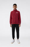 Conjunto Champion junior 307261 con chaqueta burdeos y pantalón negro